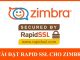 rapid ssl 4 zimbra